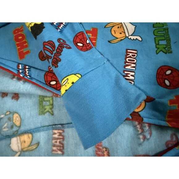 Marvel Hooded One Piece Pajamas Adult XL Cosplay Hoodie Costume Hulk Thor EUC - Picture 5 of 7